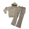 Rebel Minds Sweatsuit - Mineral Wash - Taupe - 100 - 380