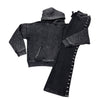 Rebel Minds Sweatsuit - R.Stone Acid Wash - Black - 100 - 388