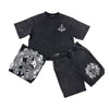 Rebel Minds shorts sets - Saints - iced washed