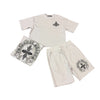 rebel minds shorts set - Saints - white