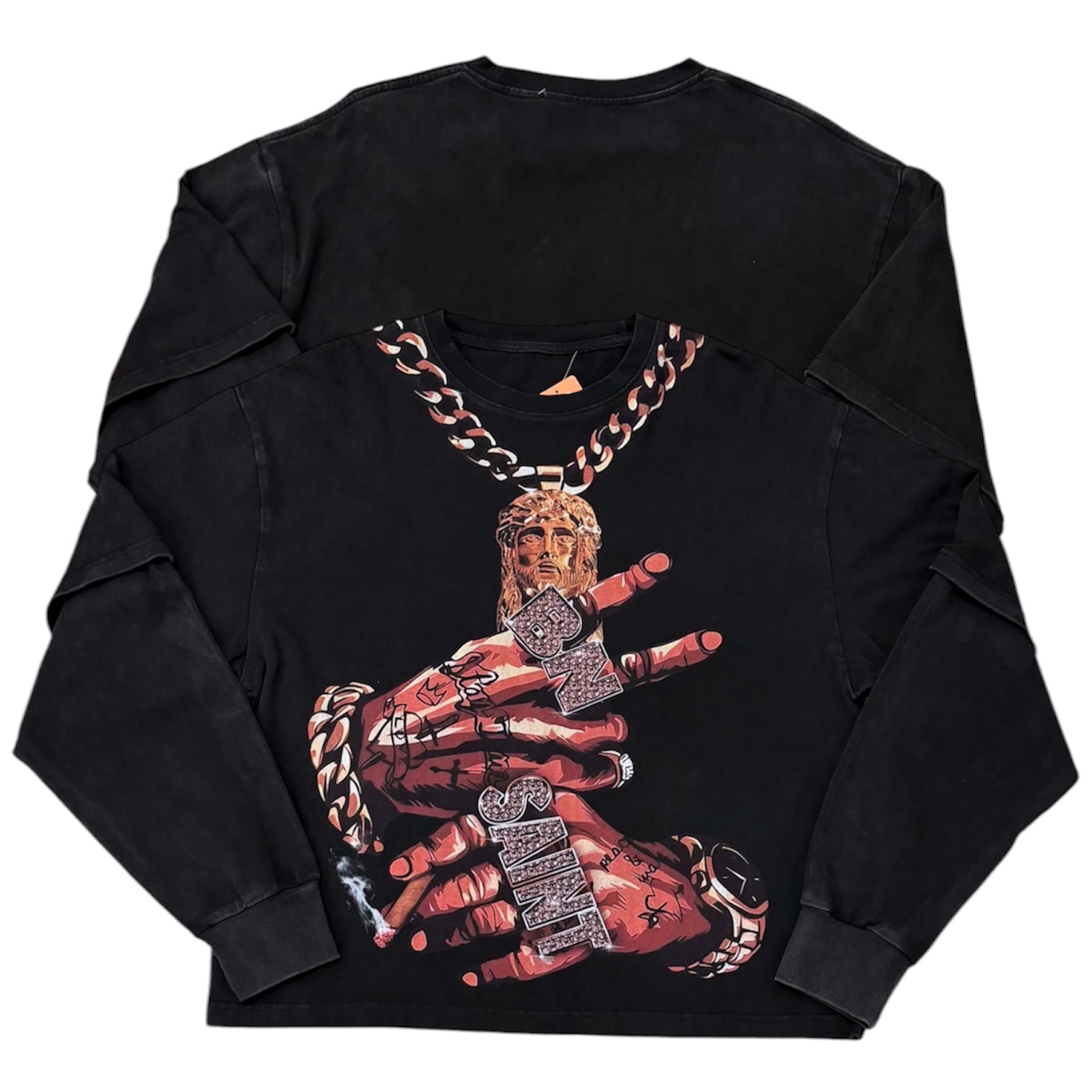 Millennium parade百鬼夜行 long sleeve TEE M One of One - Young Saint Long Sleeve Shirt - M – Vengeance78