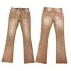 Politics - One of One - Rhinestone Washed Brown Jeans - 32