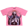 Rebel Minds T-Shirt - Steel Souls Rhinestone Tee - Pink - 610-11198