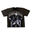 Rebel Minds T-Shirt - Steel Souls Rhinestone Tee - Black - 610-11196