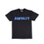 Rawyalty T-Shirt - Raw Throwie - Black And Carolina Blue  - RMT