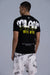 Roberto Vino T-Shirt - Back And Yellow Milano - Black - RVT-28