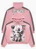 Rare Peace Hoodie - Angel Graphic - Dusty Pink - RK6110