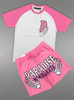 Rebel Minds Short Set - Paradise Board - Pink - 610-14921