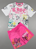 Rebel Minds Short Set - Rise Above - Pink - 610-14915