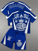 Rebel Minds Short Set - Crown Legends Airmesh - Royal Blue - 610-11155