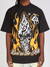 Lost Hills T-Shirt - Flames - Black - LH006