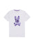 Psycho Bunny T-Shirt - Rye - White - B6U903Y1PC