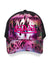 Von Dutch Hat - Flames Foam Trucker - Black And Purple - VDHTBP