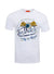 Von Dutch T-Shirt - Flames - White And Silver Blue - 11