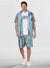 Coogi Short Set- Ocean Port - Multi Blue - CG-KT-019