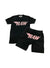 Rawyalty Short Set - RAW - Black And Pink