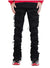 Focus Jeans - Distressed Super Stacked - Jet Black - 3445C