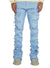 Focus Jeans - Distressed Super Stacked - Sky Blue - 3445C