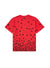 Purple-Brand T-Shirt - Scattered Monogram - Red - P104-TJSM323