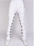 Politics Jeans -  Stacked Embroidery - White And Black - Barkley 503