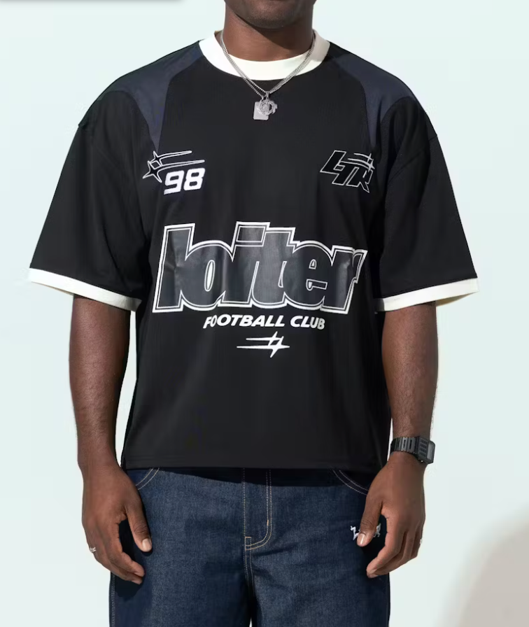 Loiter T-Shirt - Tournament Jersey - Black - 02047511B001XS 