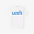 Lacoste T-Shirt - Men's Cotton Contrast Print - White - TH7411-51