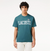 Lacoste T-Shirt - Men's Cotton Contrast Print - Green - TH7411-51