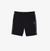 Lacoste Shorts - Men's Logo Stripe Fleece - Black -  GH7397-51