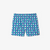 Lacoste Shorts - Men's Patterned Swim Trunks - White Blue And Green - MH7239-51