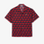 Lacoste Shirt - Men's Short Sleeve Patterned -  Blue And Red - CH7626-51