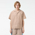 Lacoste Shirt - Men's Short Sleeve Monogram Print -  Beige And Brown  - CH8792-51