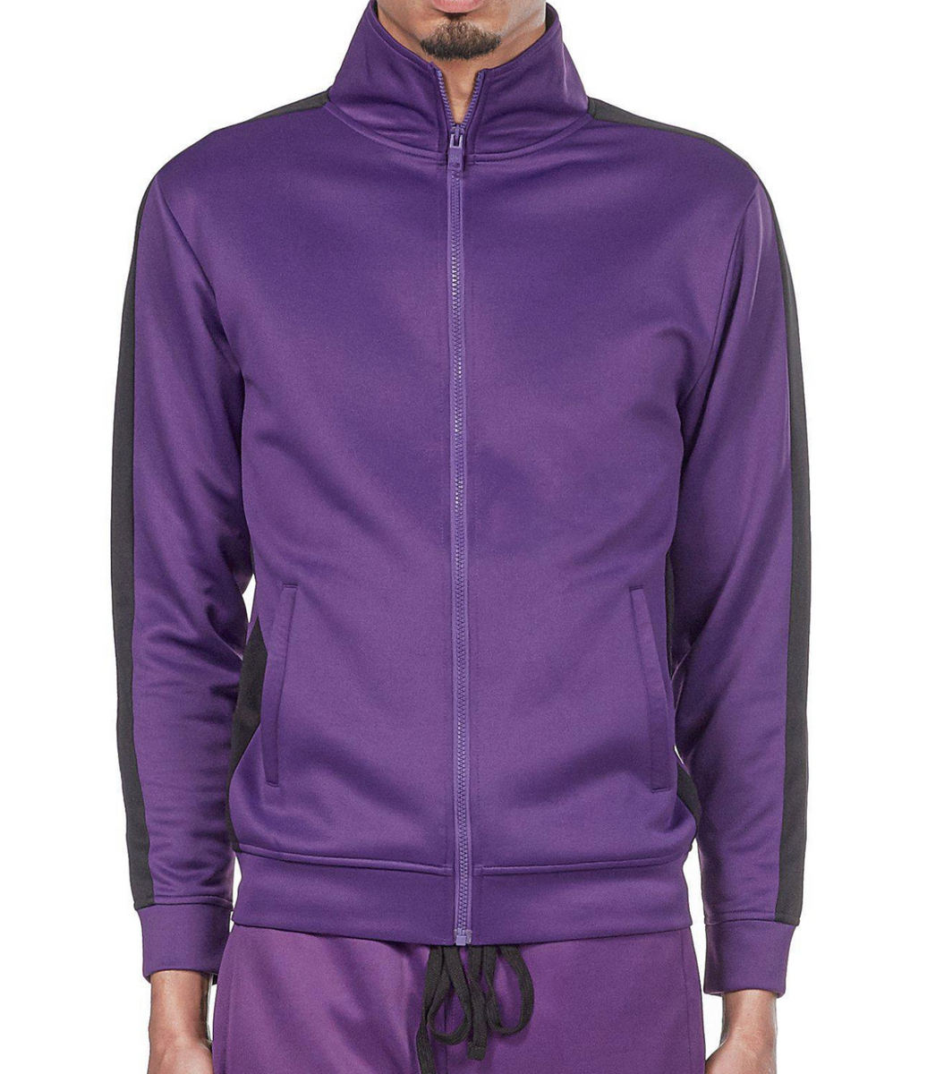 Rebel Minds Track Jacket - Reflective - Purpel And Black - 100-501 ...