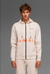 Roberto Vino Hoodie -Flame Full Zip Hoodie and Pant -Beige - RVJA1-FR-BG