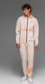 Roberto Vino Hoodie -Flame Full Zip Hoodie and Pant -Beige - RVJA1-FR-BG