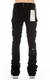 Cult Of Individuality Jeans - Hipster Nomad Cargo Jeans - Double Black - 624B11-HC4A