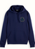 Scotch & Soda Hoodie - AFTER TENNIS CLUB - BLUE - 179899