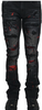 Ferrari Massari Jeans - STACKED DRIP-BLACK
