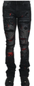 Ferrari Massari Jeans - STACKED DRIP-BLACK