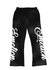 MIXED EMOTION Sweatpants - Rhinestone” Flare Sweatpants