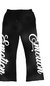 MIXED EMOTION Sweatpants - Rhinestone” Flare Sweatpants