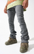 Serenede Jeans - Lead Stacked Jeans - Grey - LEAD