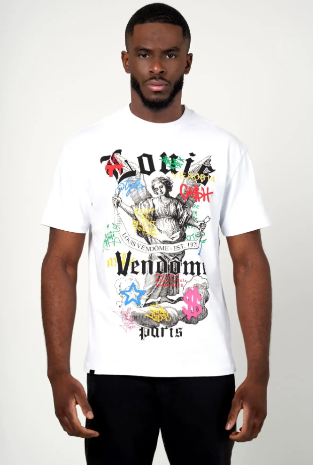 Louis Vendome T-Shirt - Angel - White - LV-68 – Vengeance78