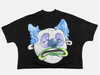 Billionaire Studio T-Shirt - Bloo Frown Face Tee - Black - BSTWTB