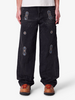 MNML Jeans - Double Western Jewel Denim - Washed Black - V734-M2024-D275