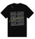 Roberto Vino T-Shirt - Milano Front - Black - RV-T-78-SS25