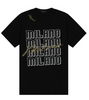 Roberto Vino T-Shirt - Milano Front - Black - RV-T-78-SS25