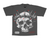 Evil Vice T-Shirt - Thorn Skull - Grey - EVTSTSG3
