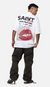 Saint Morta T-Shirt - Love Helpline Mock - Off White - 020499070007