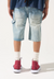 Serenede Shorts - Fortune Denim Shorts - Vintage Earth Blue Wash - MULTISTN