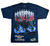 SZN T-Shirt - Embrace The Chaos - Faded Navy Blue - STETCFN